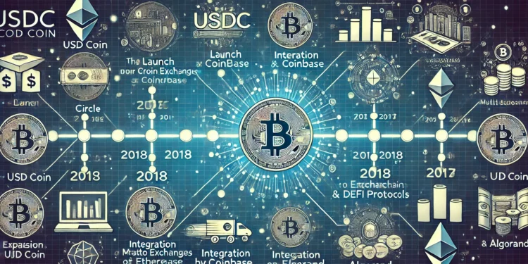 USDC, USD Coin, stabilcoin, Kripto piac, digitális valuta hitelezés
