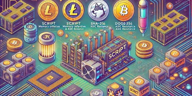 Scrypt Bitcoin Litecoin (LTC) Dogecoin (DOGE) kriptovaluta