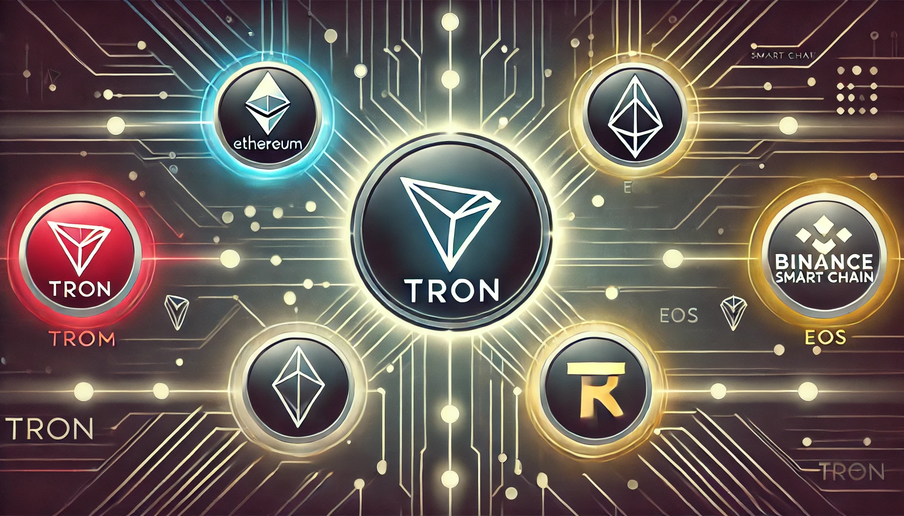 TON (TRX), Ethereum (ETH), EOS (EOS), Binance Smart, Chain (BSC)