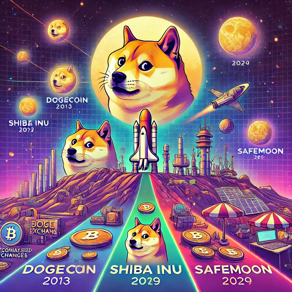 Memecoin dogecoin shiba inu