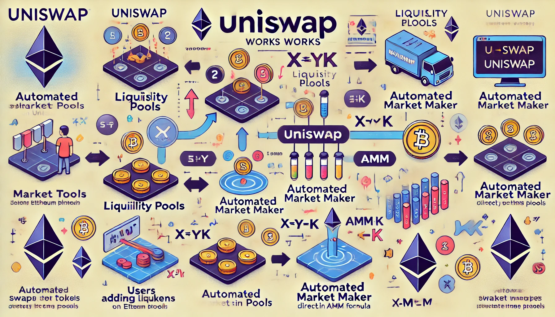 Uniswap UNI kirptodeviza működés blokklánc