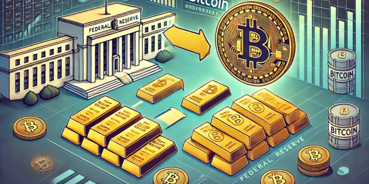 FED USA stratégia bitcoin tartaléka aranyból
