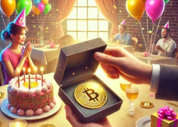 bitcoin ajándékba