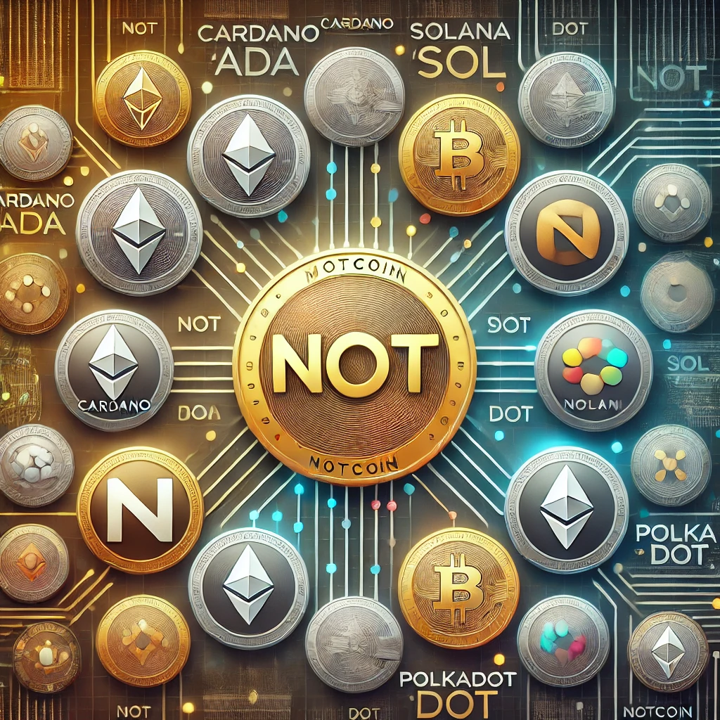 NOTCOIN (NOT) decentralizált kriptovaluta versenytársak