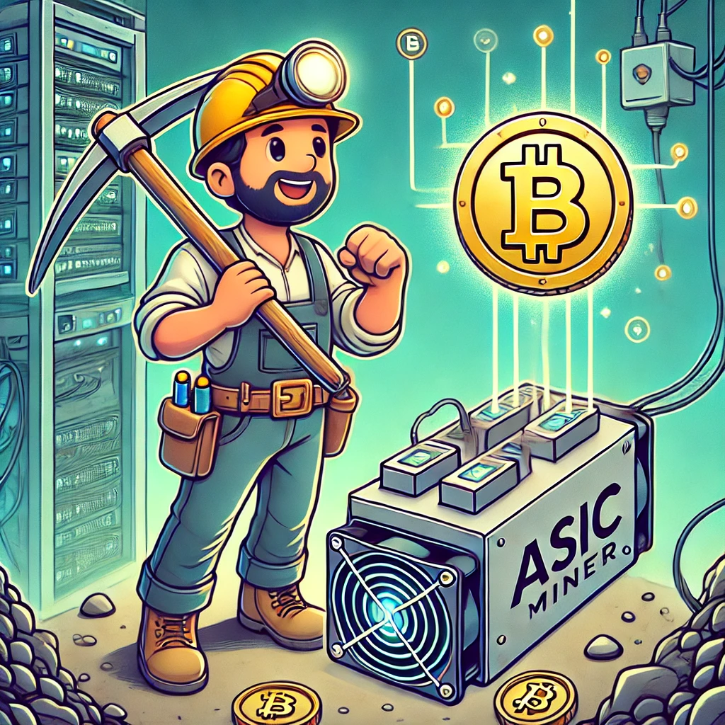 Bitcoin bányászat ASIC mining technológiával és a blokkjutalom BTC összege a felezések után