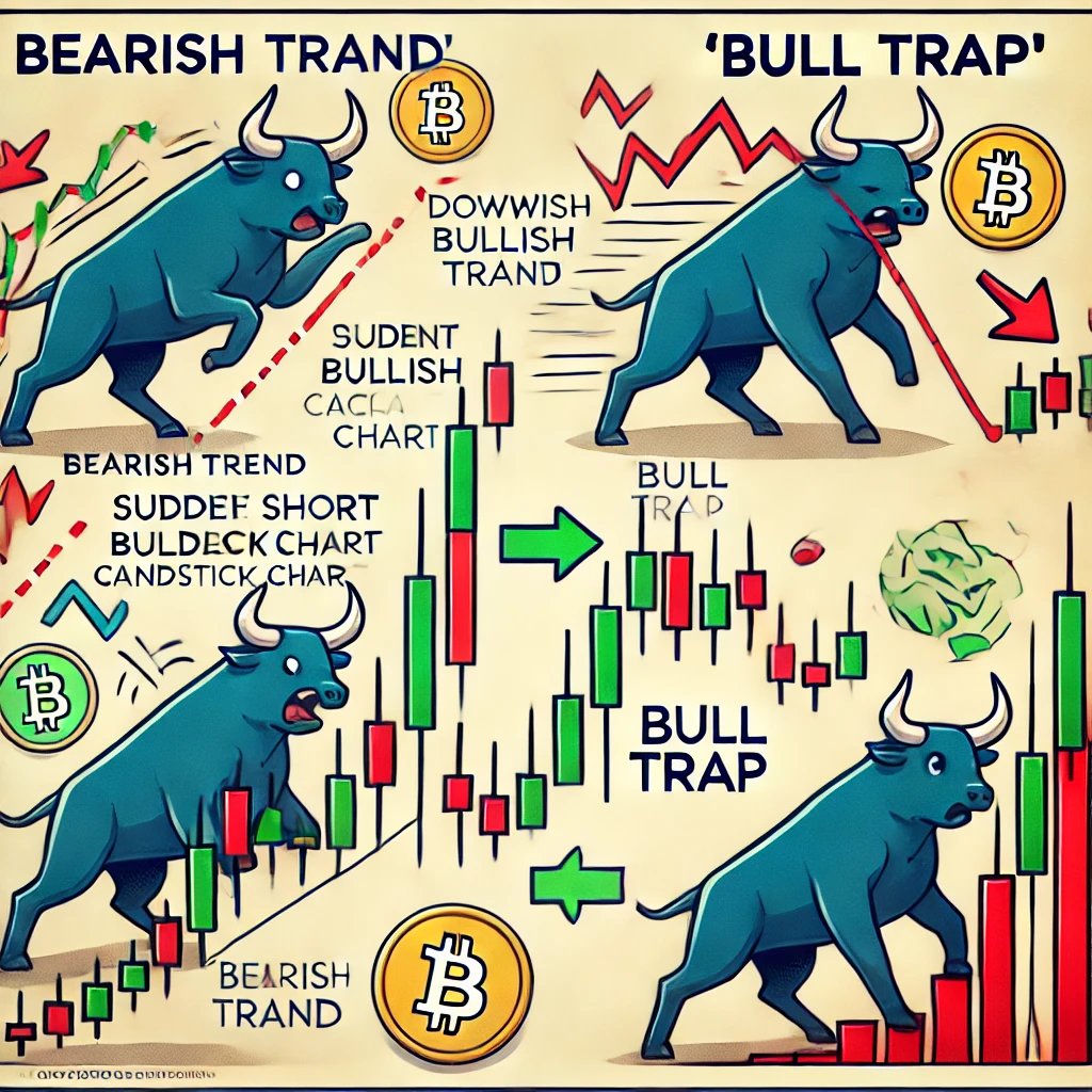 Bull Trap bikacsapda fogalma jelentése jelenség medvepiac (bearish trend) bikapiac (bullish trend)