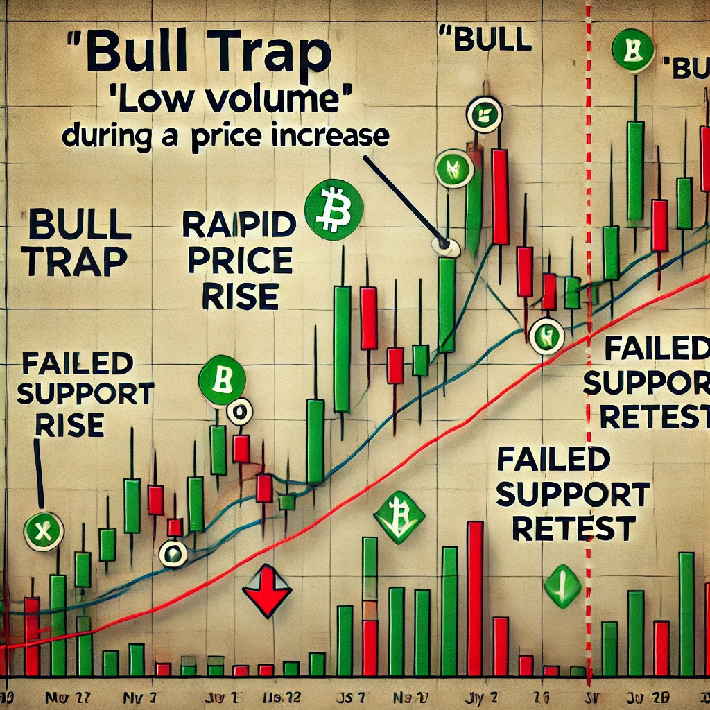 Bull Trap bikacsapda fogalma jelentése jelenség jelei