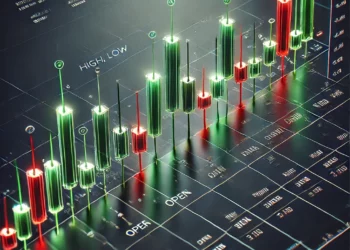 Candlestick Chart Gyertyatartó diagram fogalma értelmezése kriptopénzpiac