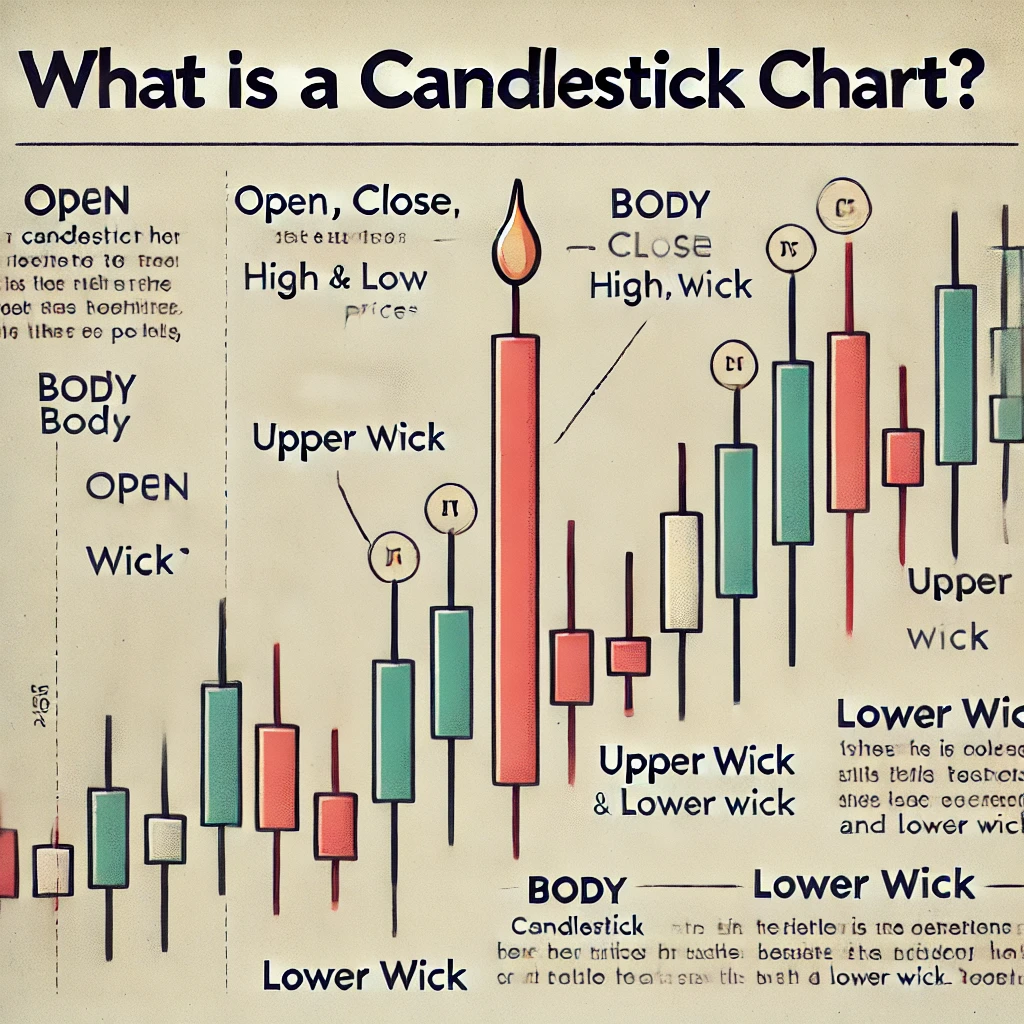 Candlestick Chart Gyertyatartó diagram fogalma értelmezése