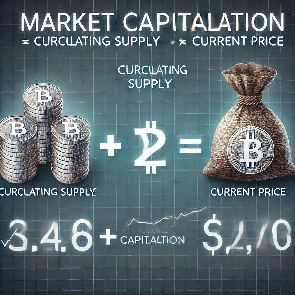 Circulating Supply fogalma értelmezése piaci kapitalizáció számítása