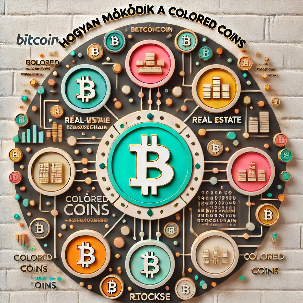 Colored Coins  bitcoin blokklánc fogalom működése