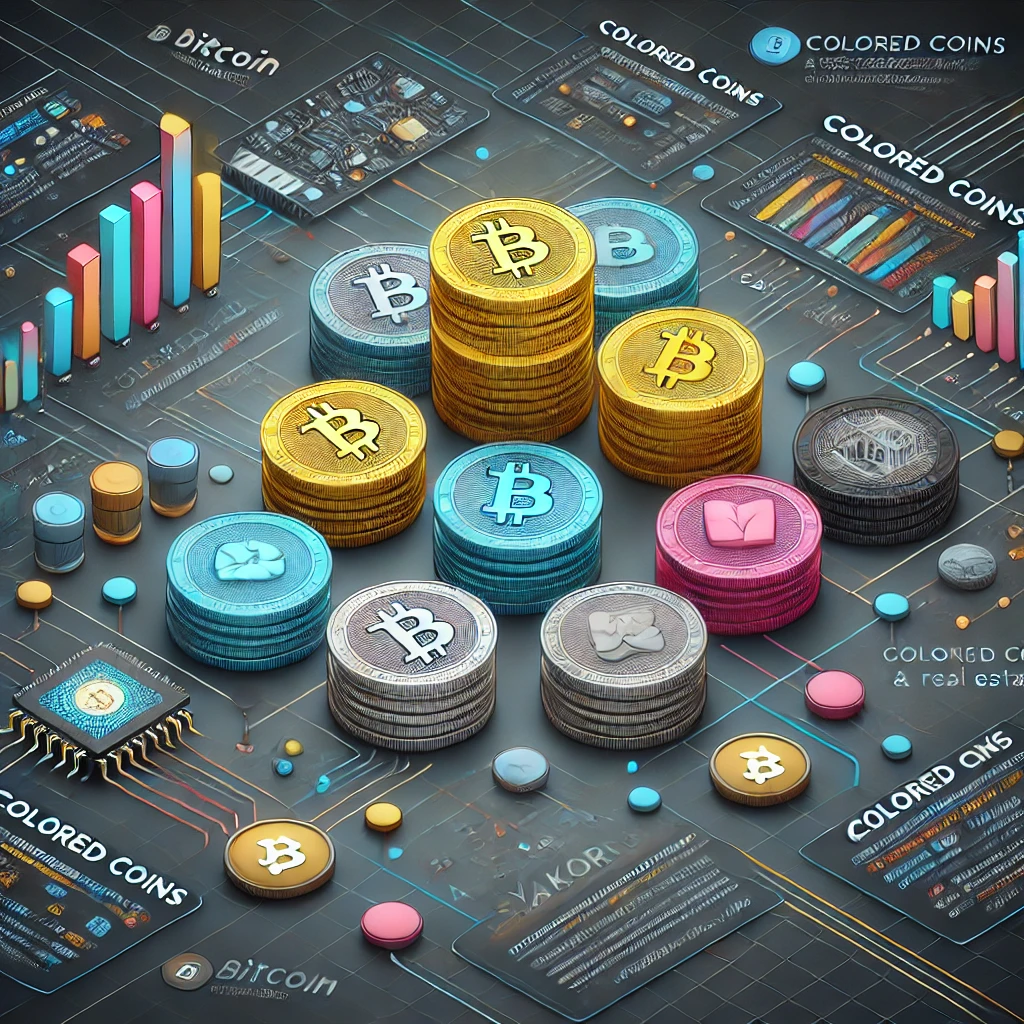 Colored Coins  bitcoin blokklánc fogalom