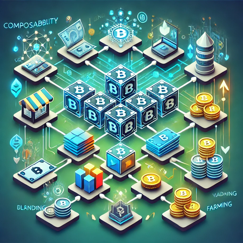 Kompozitivitás Composability fogalma kriptovaluta defi