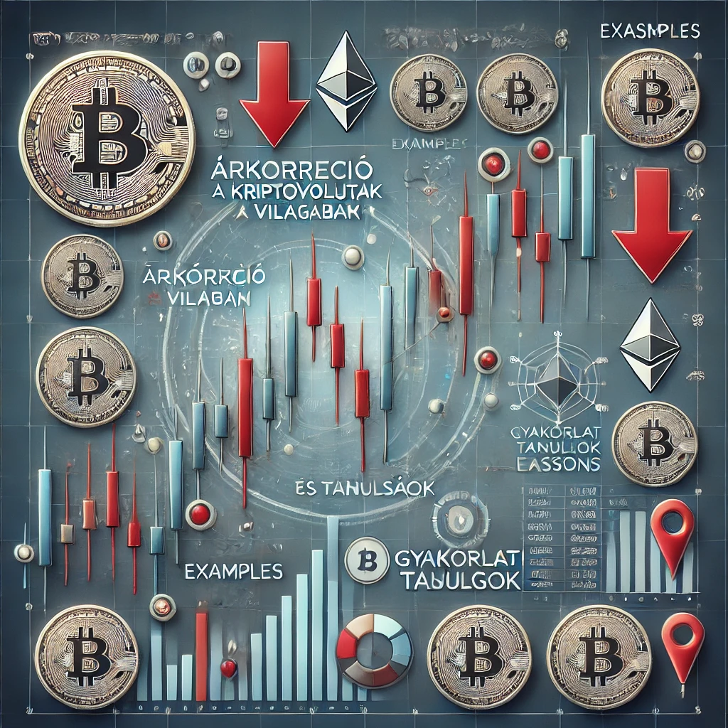 Árkorrekció kriptovaluta fogalma