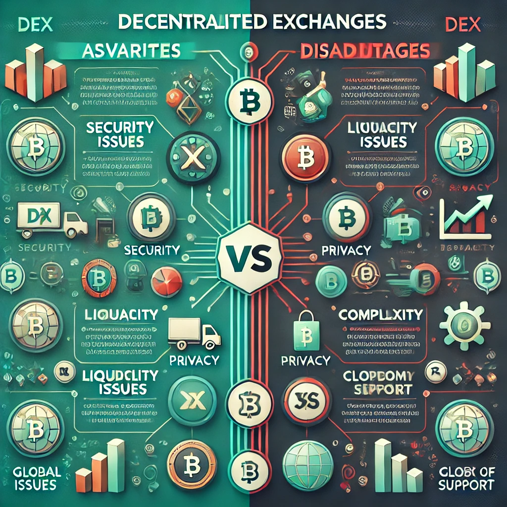 Decentralizált Tőzsde (DEX) fogalma jelentése okosszerződés előny hátrány