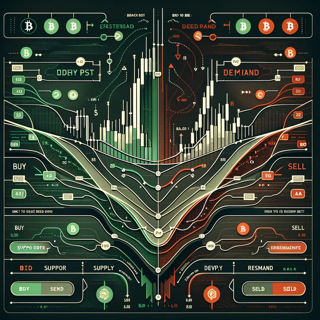 Depth Chart Mélységi diagram fogalma értelmezése jelentése a kriptovaluta piacon analizálása