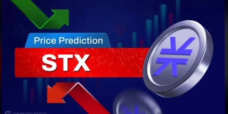 stacks (STX) kriptovaluta logo árfolyam elemzés előre jelzés fogalom