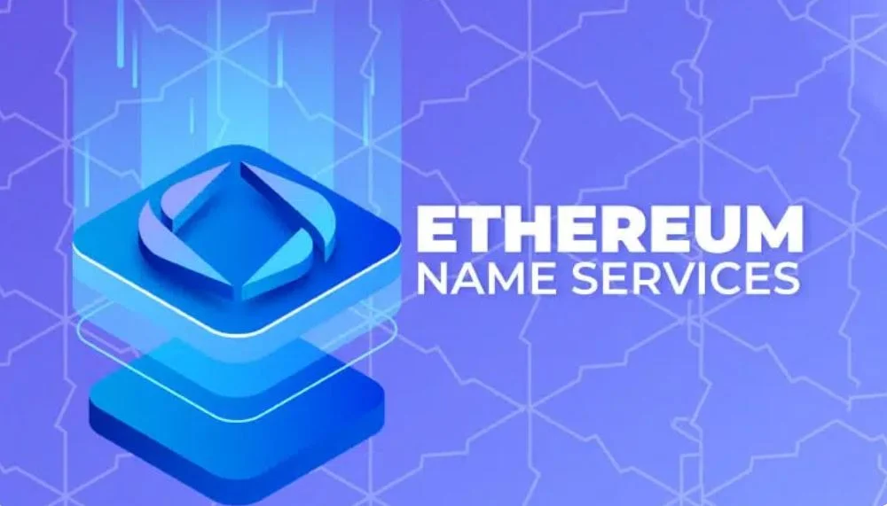 Ethereum Name Service kriptovaluta logo árfolyam elemzés logo