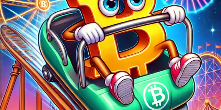 Bitcoin kriptovaluta árfolyam hullámvasút zuhan