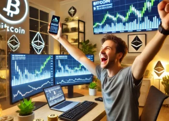 kriptovaluta nyereség, öröm a kriptó profit miatt