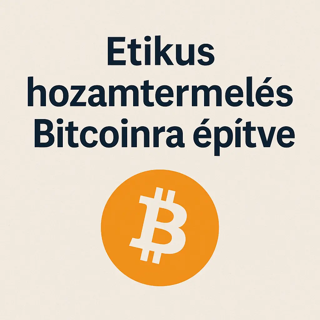 Etikus hozamtermelés bitcoinra építve