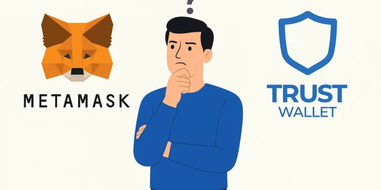 kriptovaluta tárca MetaMask Trust Wallet