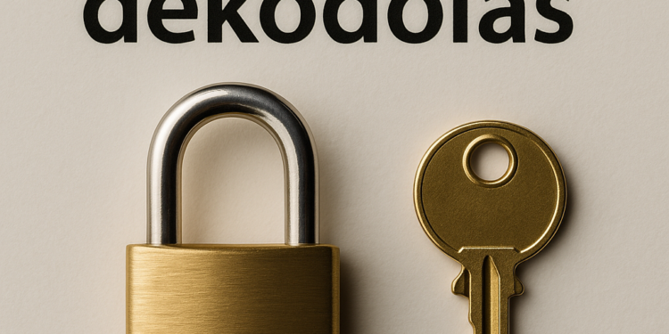 Titkosítás dekódolás fogalma