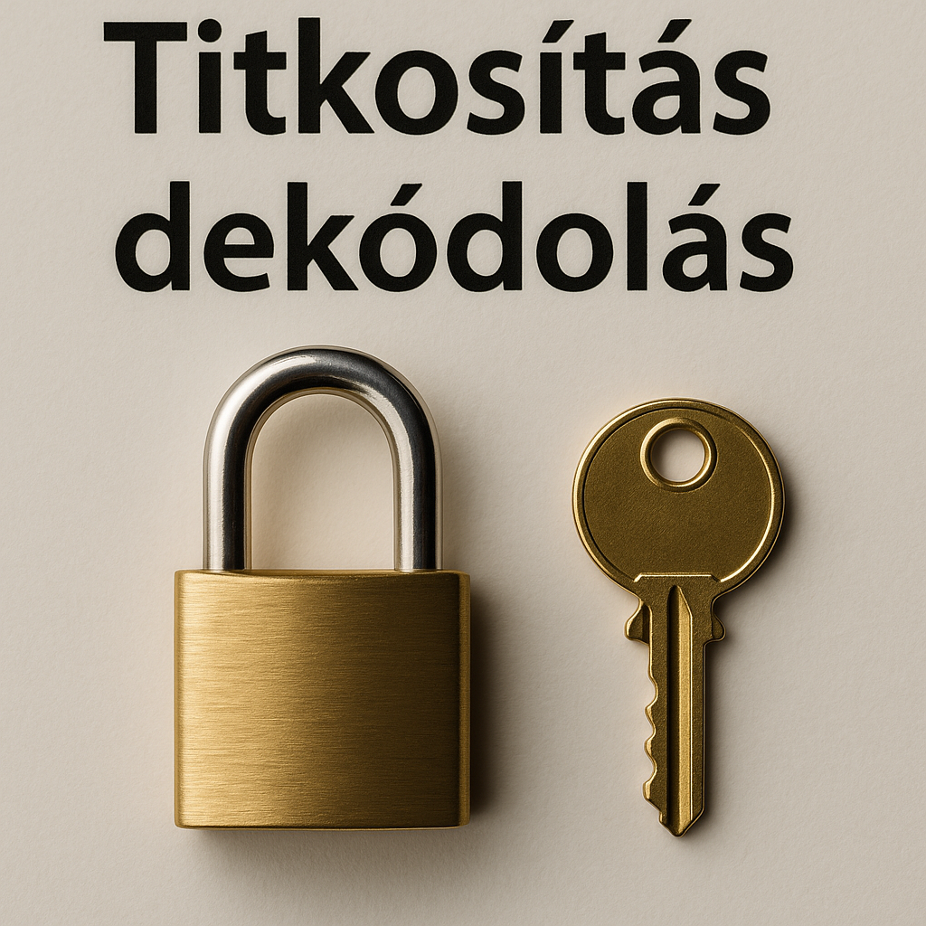 Titkosítás dekódolás fogalma