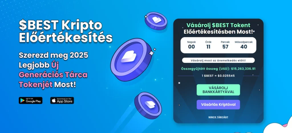 Best kripto előértékesítése