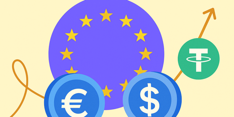 euróhoz kötött stabilcoin Európa MiCA