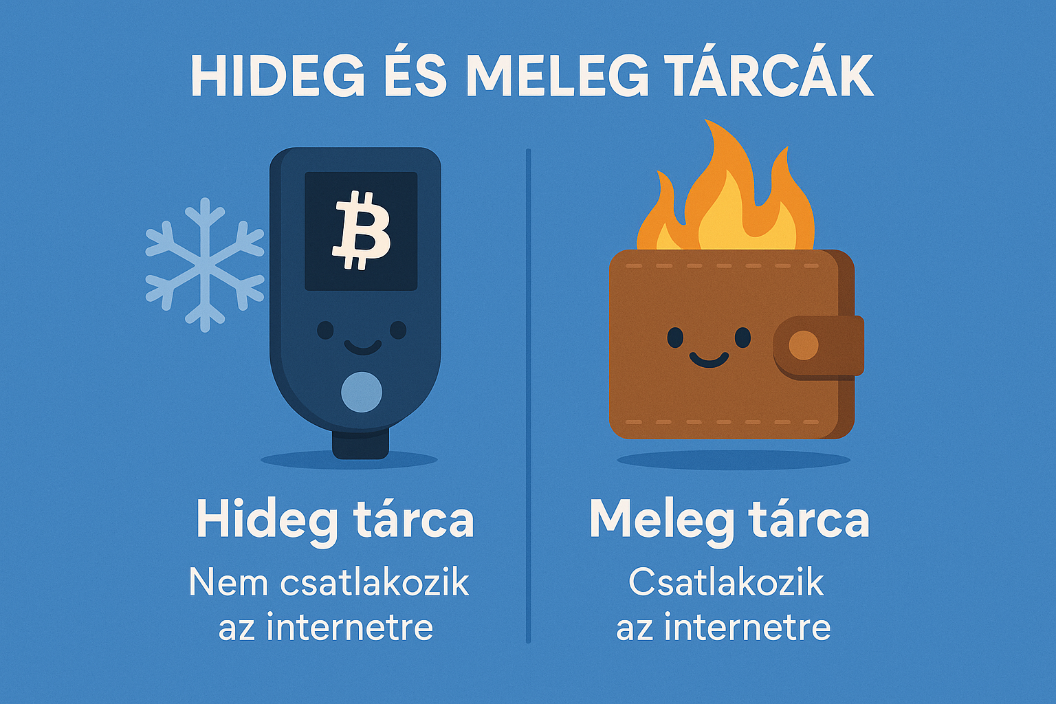Hideg és meleg kriptotárca
