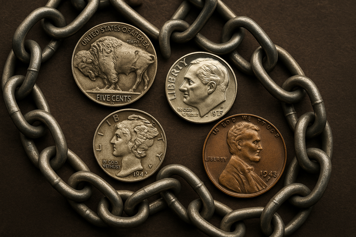 blokklánc lánc érmék