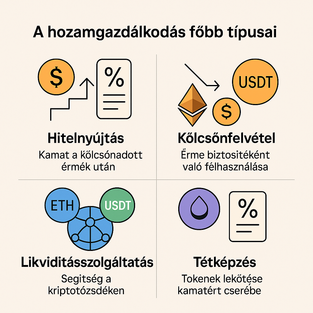 hozamgazdálkodás  yield farming típusai
