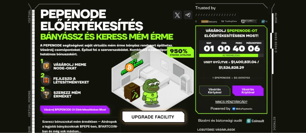 PepeNode token előértékesítés