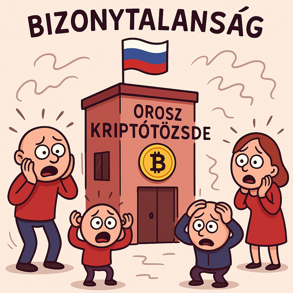 orosz kriptotőzsde EU bizonytalanság