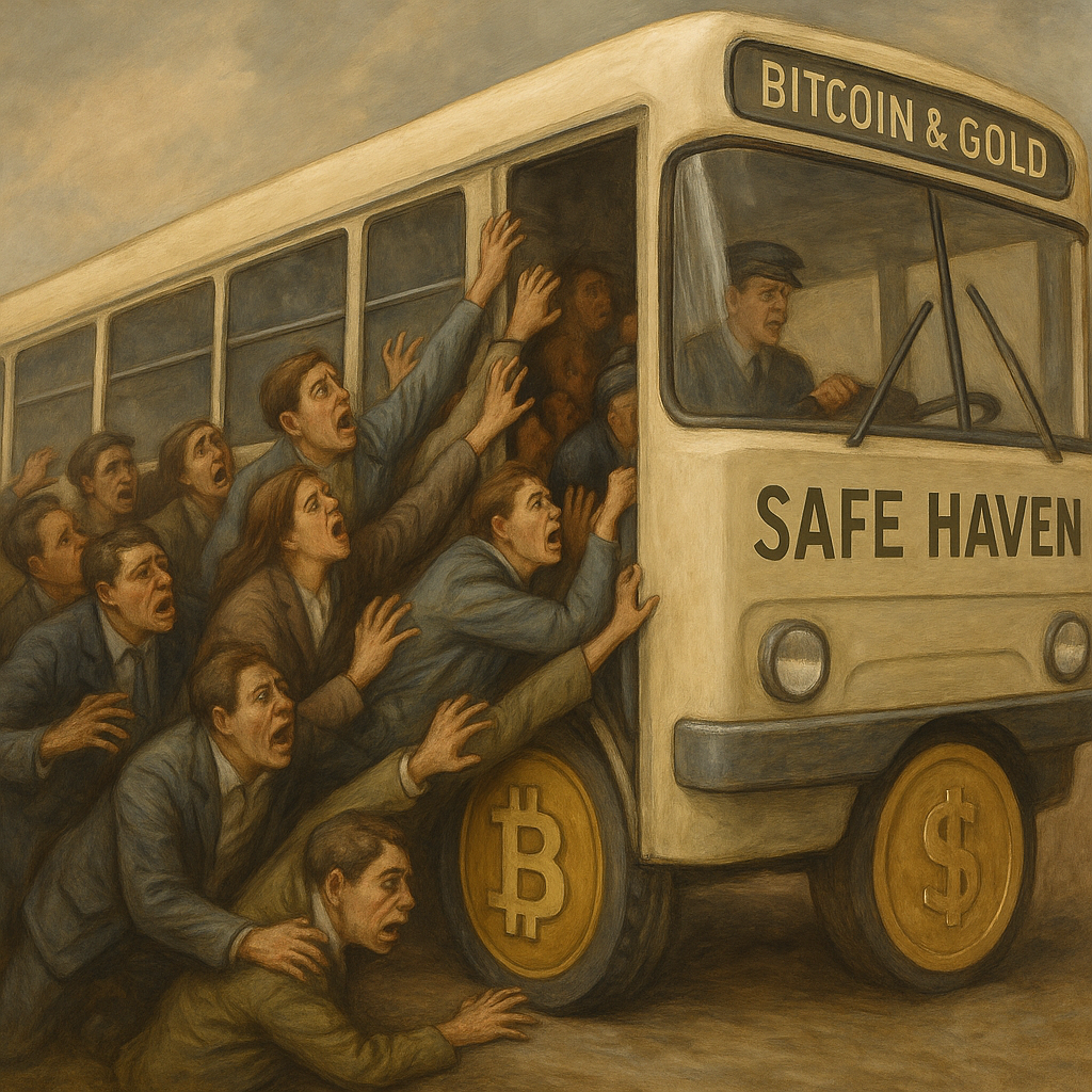 safe haven arany gold bitcoin