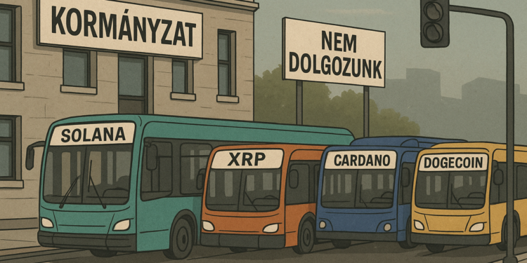 kormányzati leállás Amerika ETF kriptopiac