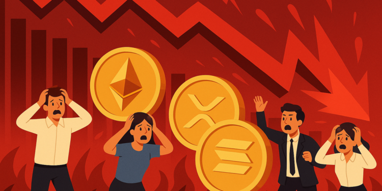 pánik zuhanás összeomlás