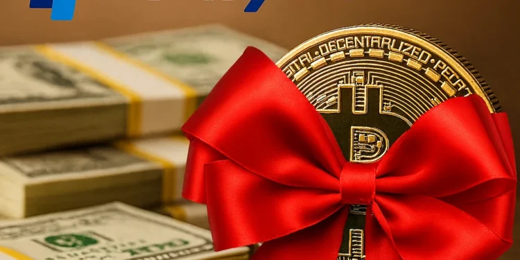 Ajándék Bitcoin PayPal