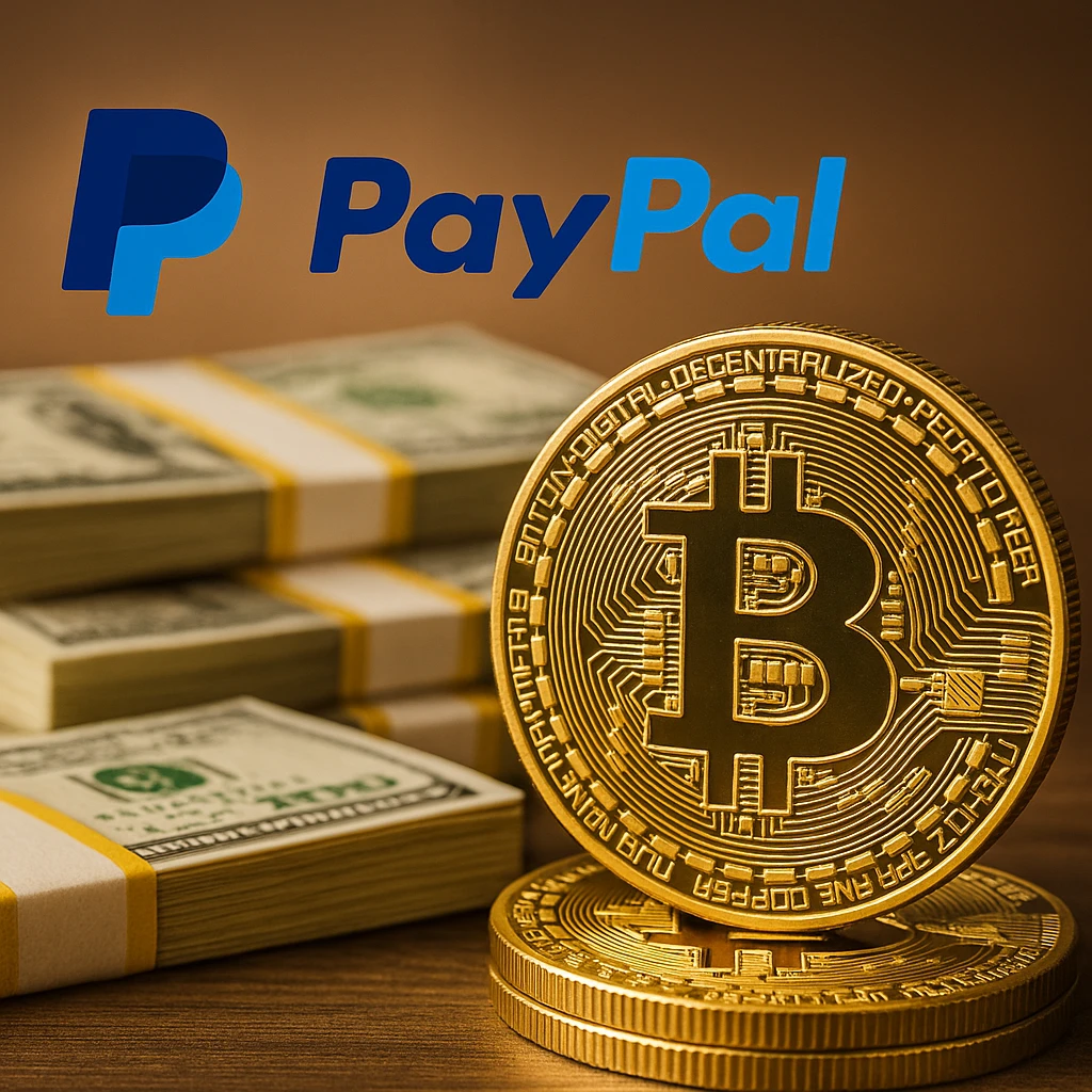 Bitcoin PayPal pénz nyeremény