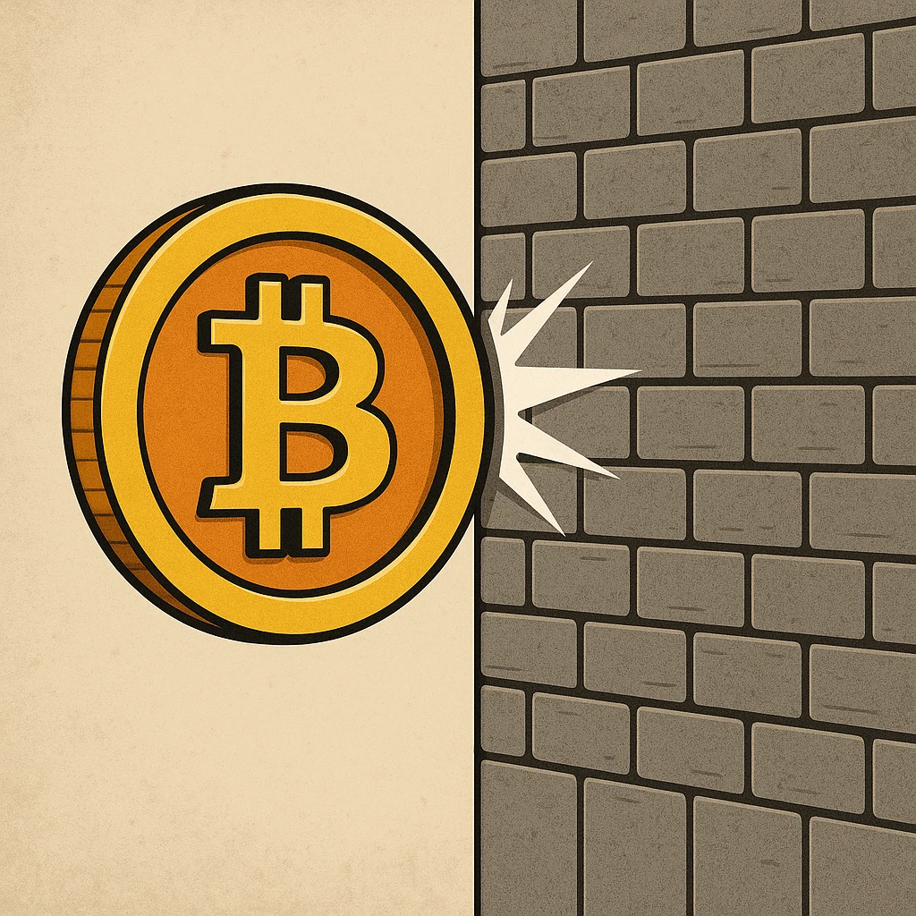 Bitcoin fal ellenállási szint 108 dollár