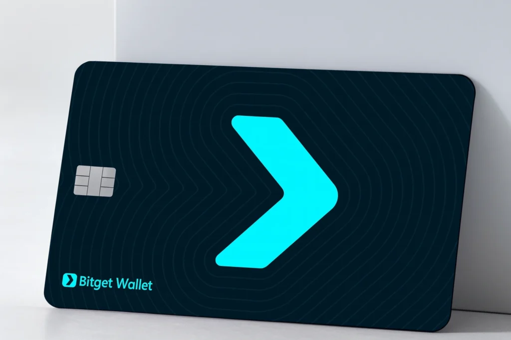 Bitget Wallet kártya plasztik