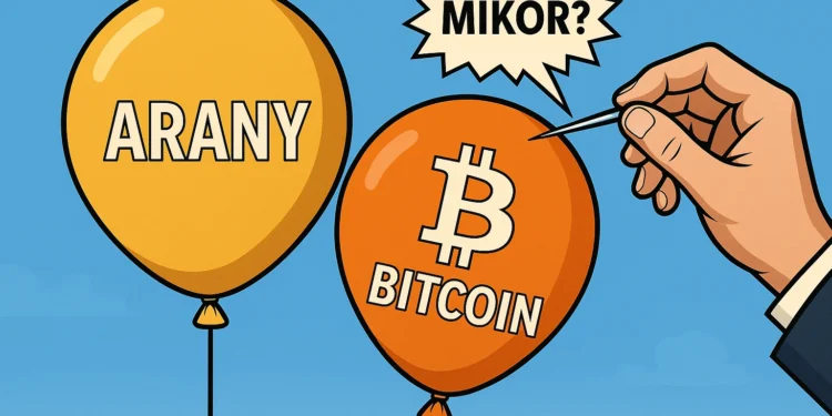 Arany bitcoin lufi kipukkan