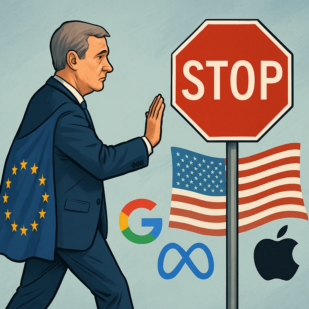 EU AI Act USA BigTech nyomás stop állj