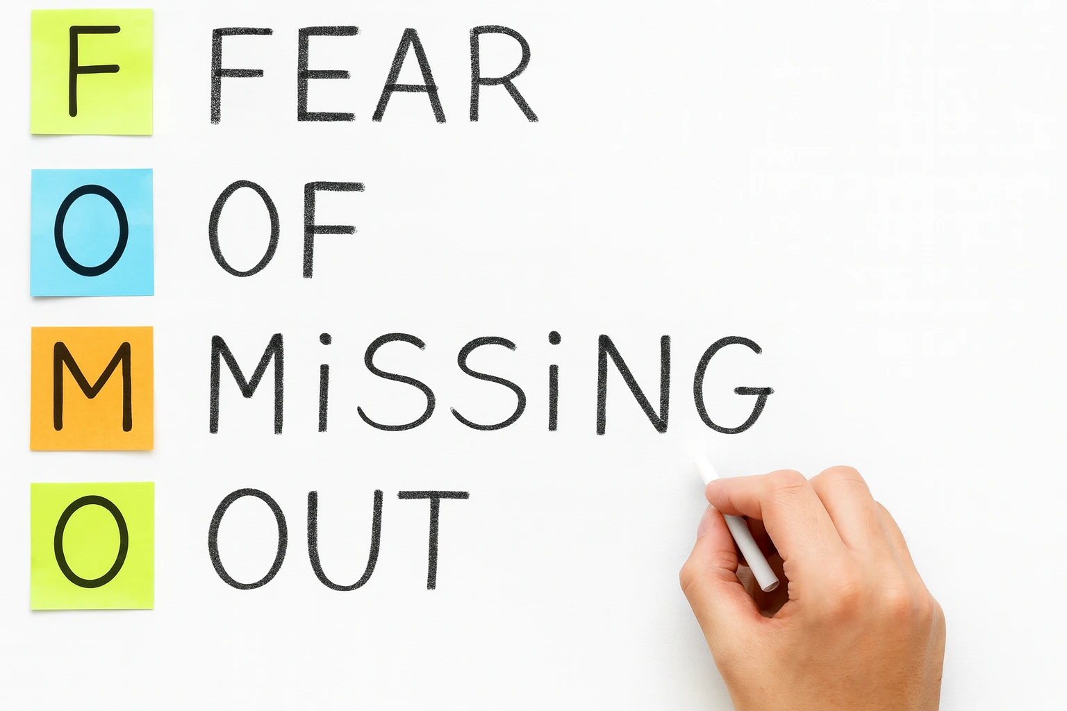 FOMO Fear of missing out