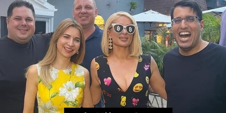 Paris Hilton bitcoin celeb