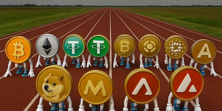 kriptovaluták verseny start rangsor