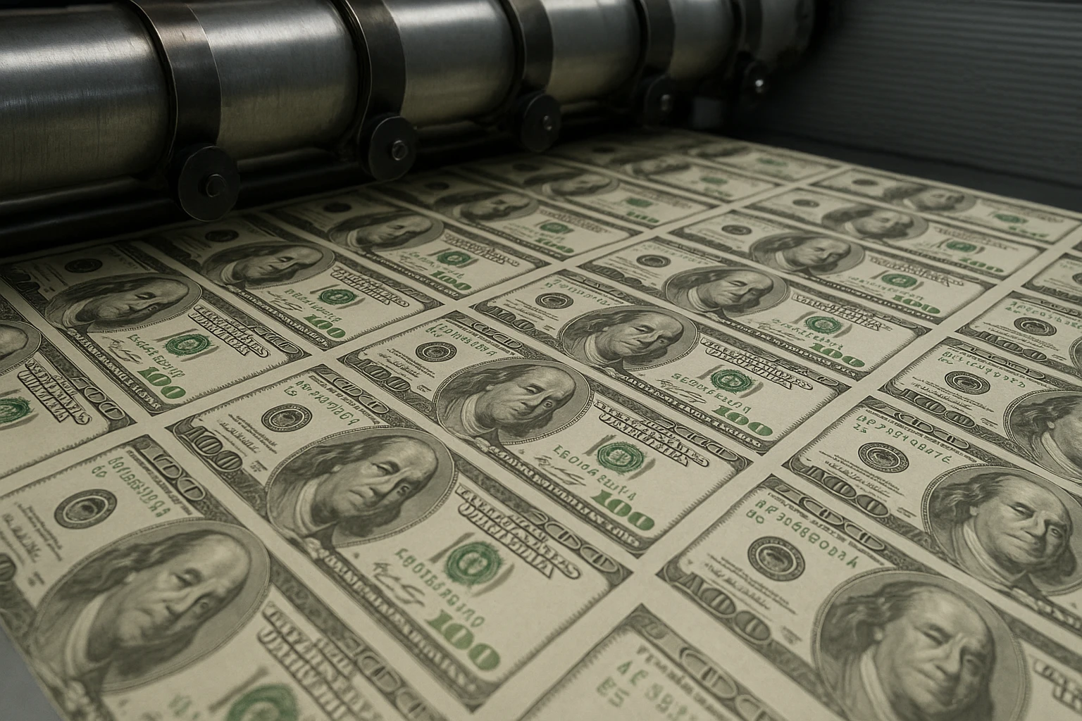 pénz pénznyomtatás