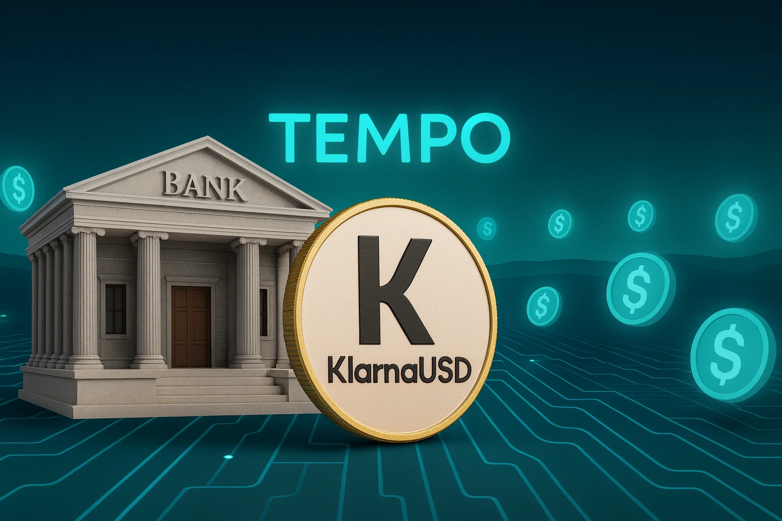 KlarnaUSD bank Tempo blokklánc