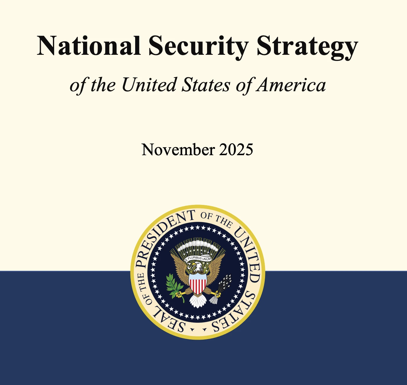 National Security Strategy NSS